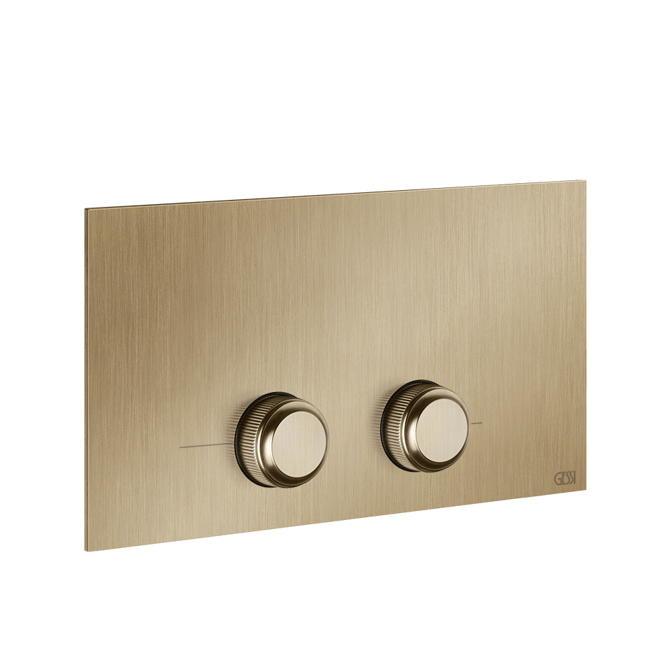 Gessi Flush Plate 54653 in Warm Bronze Br. Pvd