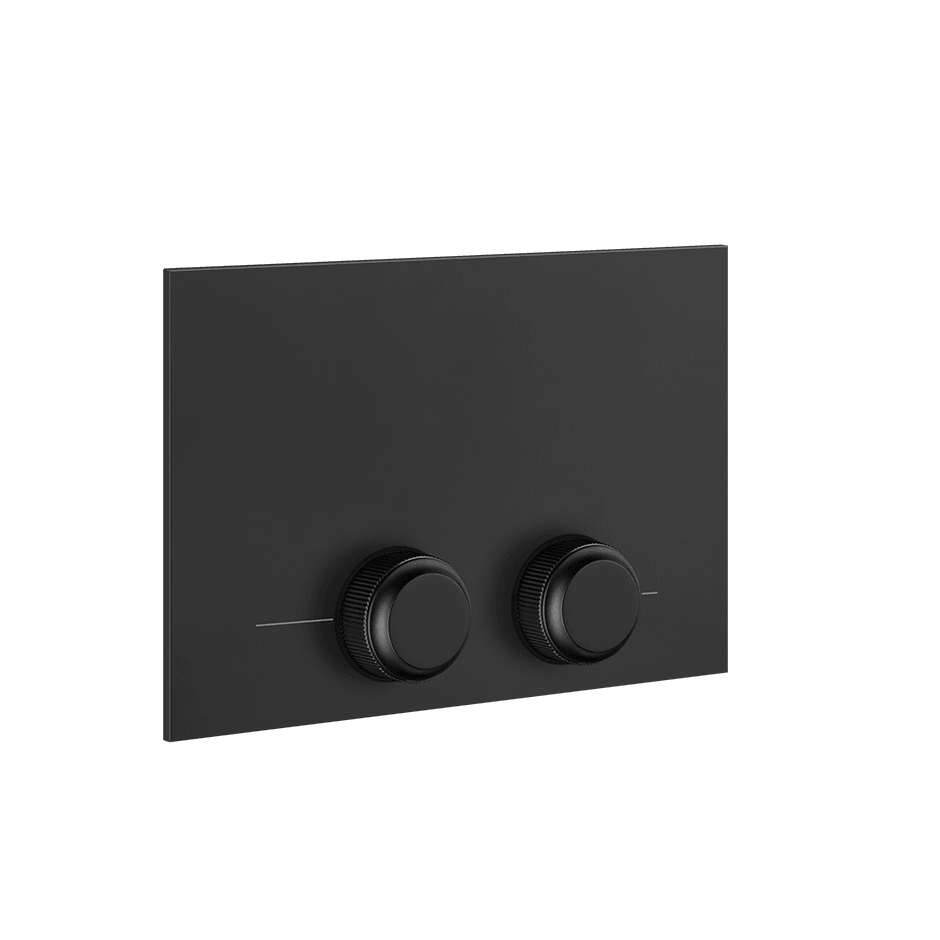 Gessi Flush Plate 54657 in Matte Black