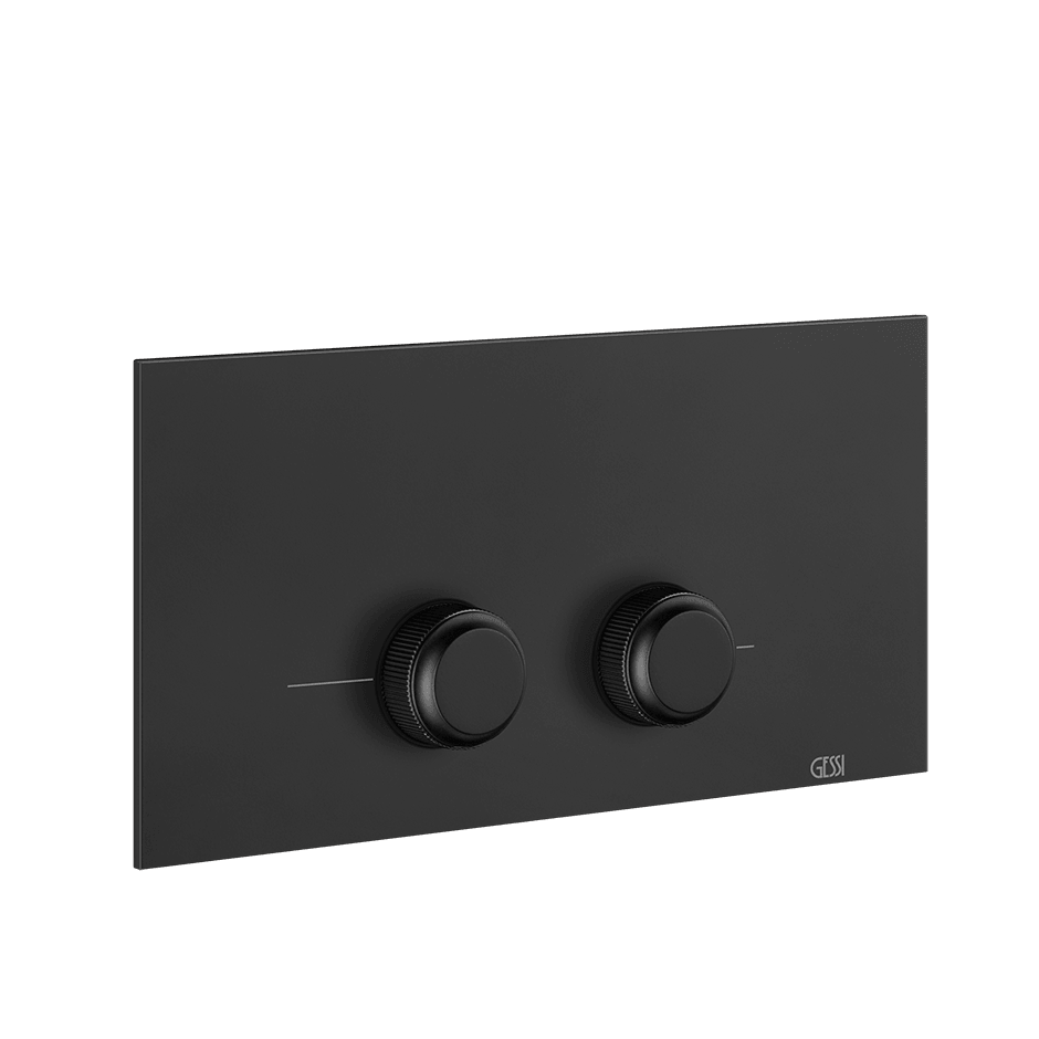 Gessi Flush Plate 54661 in Matte Black