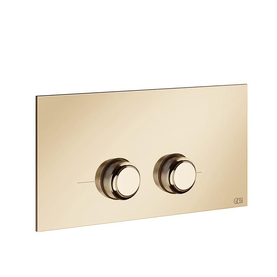 Gessi Flush Plate 54661 in Warm Bronze Pvd