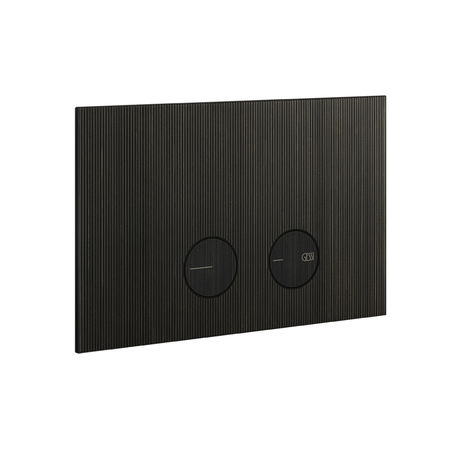 Gessi Flush Plate 54671 in Aged Bronze