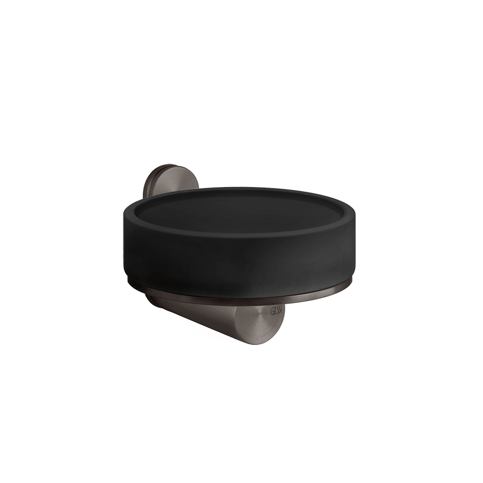 Gessi Soap Holder 54702 in Black Metal Br. Pvd