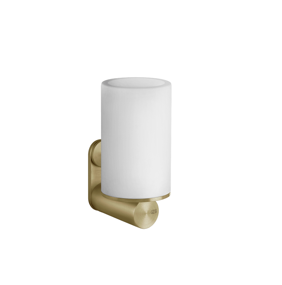Gessi Tumbler Holder 54707 in Brass Brushed Pvd
