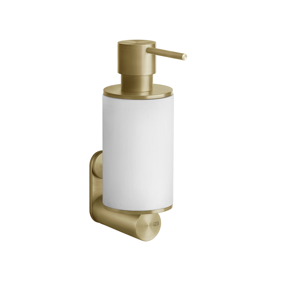Gessi Soap Dispenser Holder 54713 in Brass Brushed Pvd