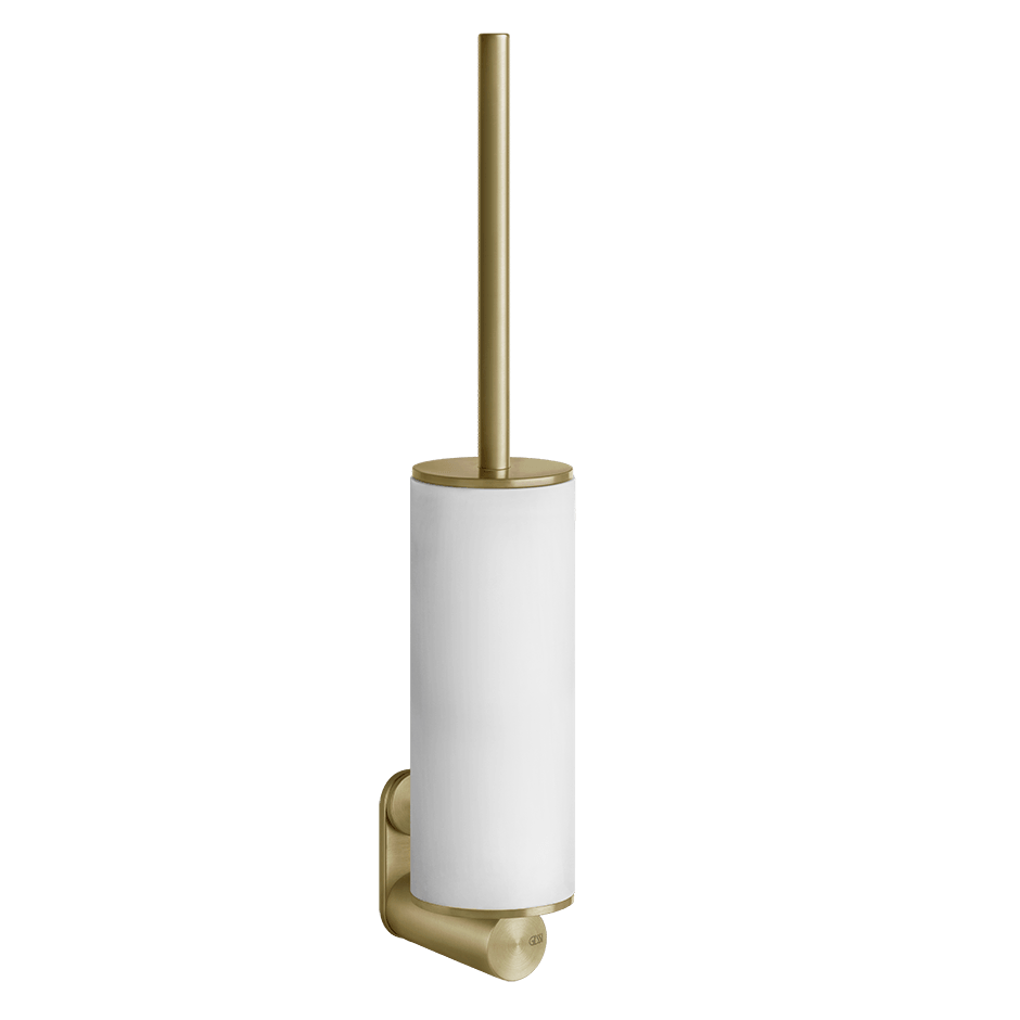 Gessi Brush Holder 54719 in Brass Brushed Pvd