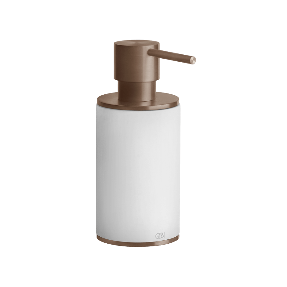 Gessi Soap Dispenser Holder 54737 in Copper Brushed Pvd
