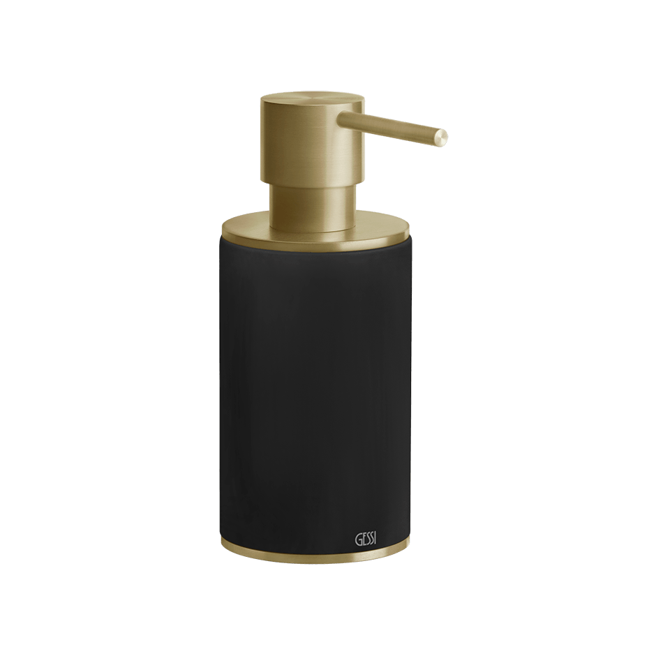 Gessi Soap Dispenser Holder 54738 in Brass Brushed Pvd