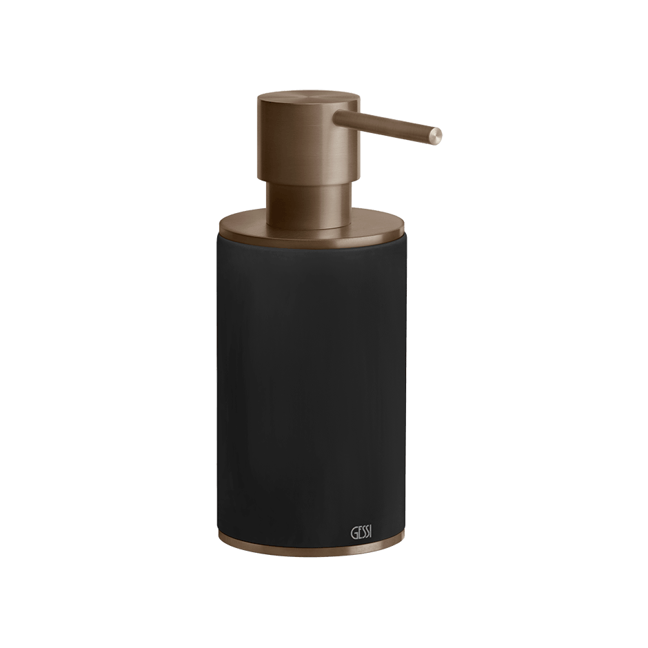 Gessi Soap Dispenser Holder 54738 in Coffee Bronze Brushed Pvd