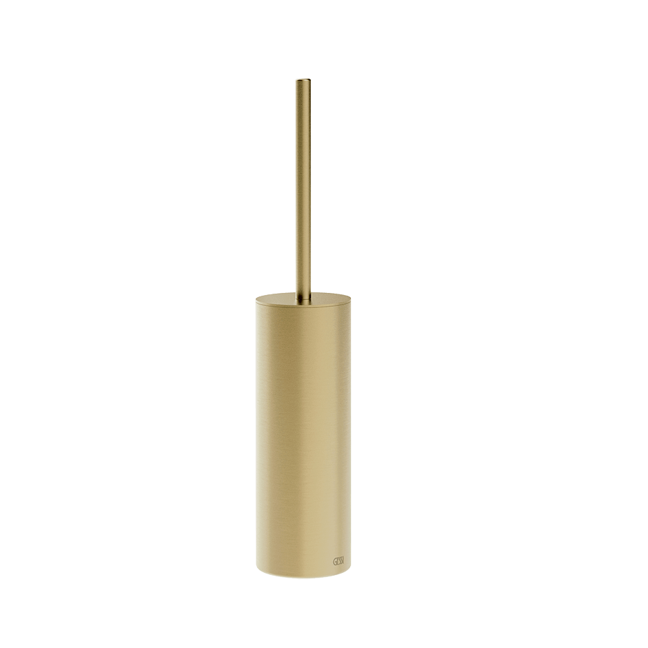 Gessi Brush Holder 54745 in Brass Brushed Pvd
