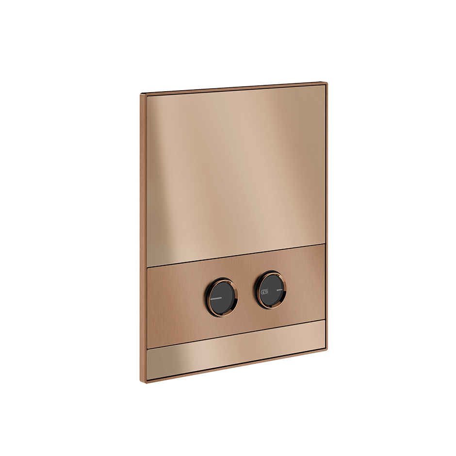 Gessi Flush Plate 56411 in Copper Brushed Pvd