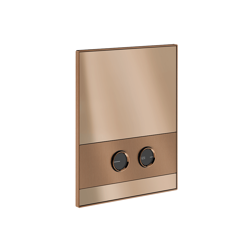 Gessi Flush Plate 56521 in Copper Brushed Pvd