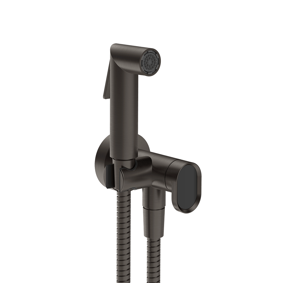 Gessi Shut-Off 56530 in Black Metal Br. Pvd