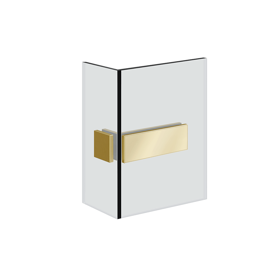Gessi Clamp 56707 in Brass Brushed Pvd