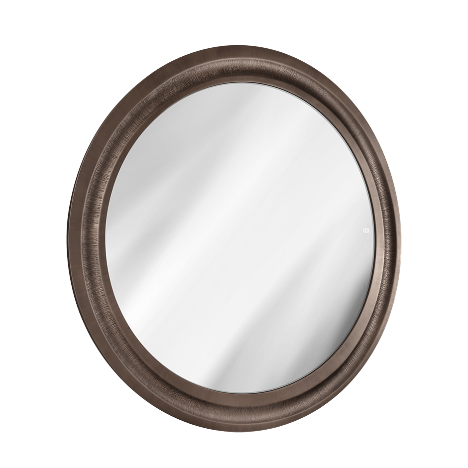 Gessi Mirror 56804 in Antique Bronze