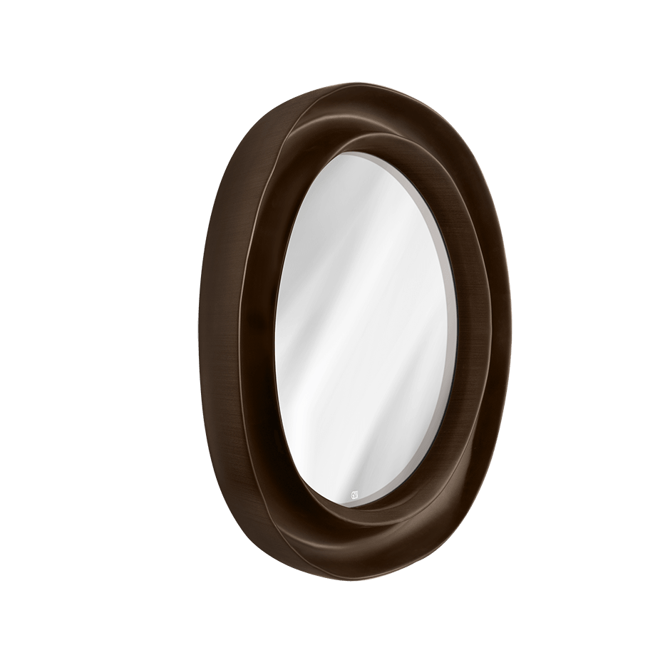 Gessi Mirror 56805 in Antique Bronze