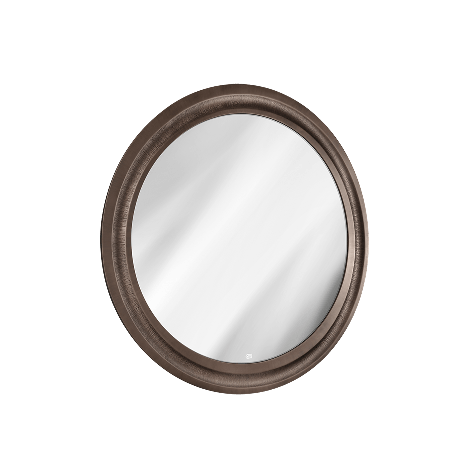 Gessi Mirror 56823 in Antique Bronze
