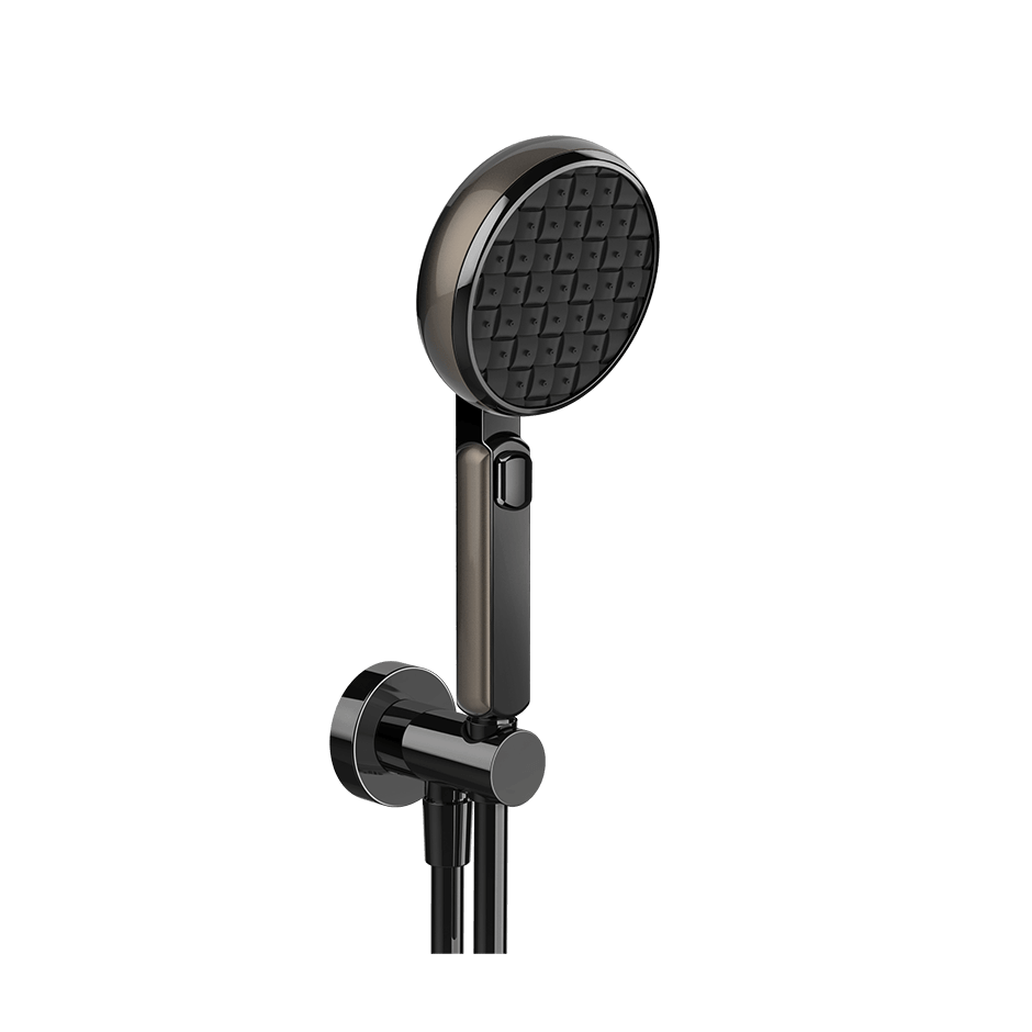 Gessi Shower Set 57123 in Black Metal Pvd