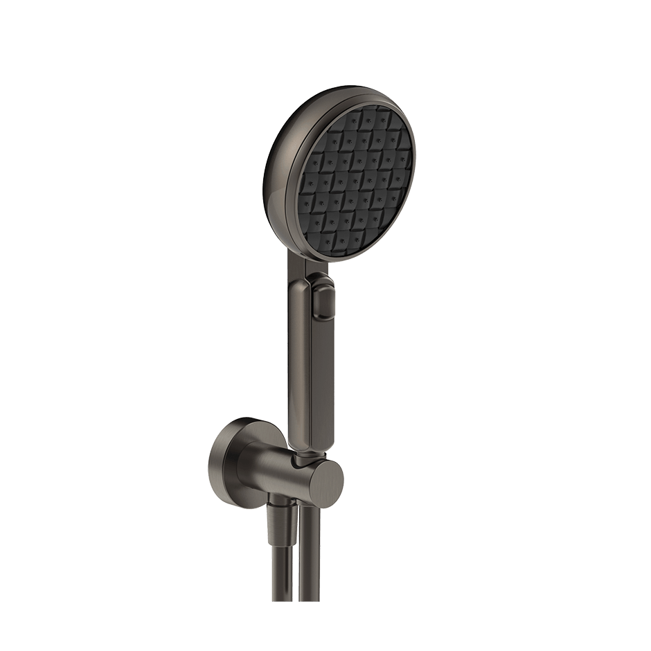 Gessi Shower Set 57123 in Black Metal Br. Pvd