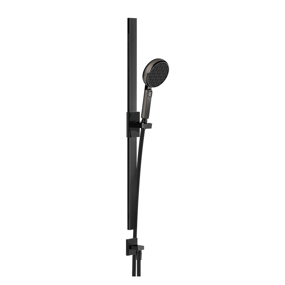 Gessi Sliding Rail 57142 in Black Metal Pvd