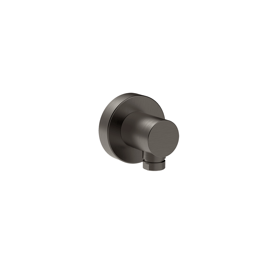 Gessi Water Outlet 57169 in Black Metal Br. Pvd