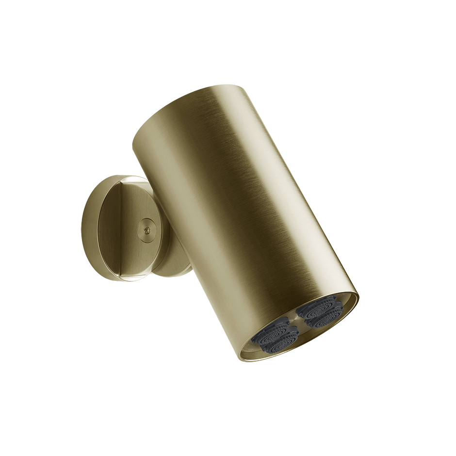 Gessi Showerhead 57201 in Brass Brushed Pvd