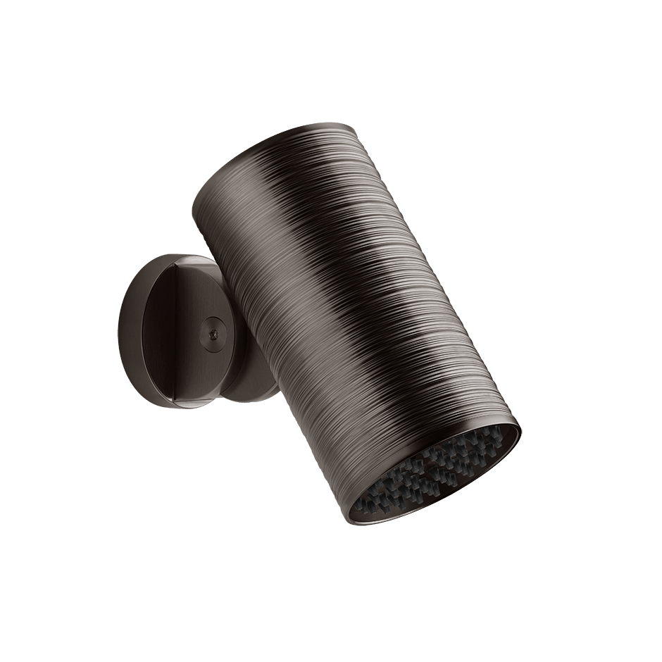Gessi Showerhead 57243 in Black Metal Br. Pvd