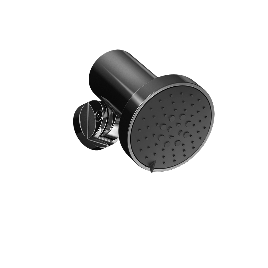 Gessi Showerhead 57269 in Black Metal Pvd