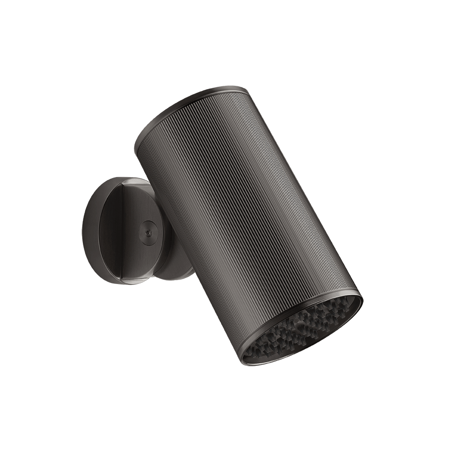 Gessi Showerhead 57277 in Black Metal Br. Pvd
