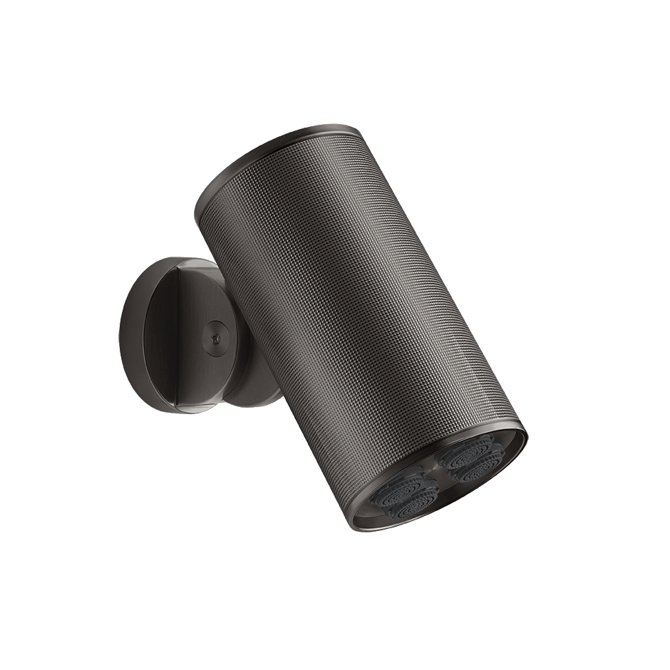 Gessi Showerhead 57287 in Black Metal Br. Pvd