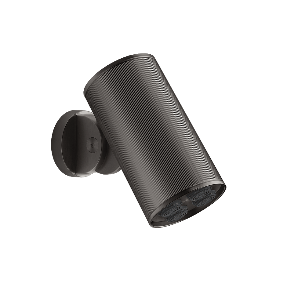 Gessi Showerhead 57289 in Black Metal Br. Pvd