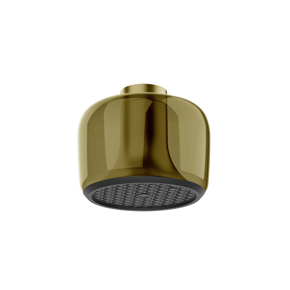 Gessi Showerhead 57410 in Brass Brushed Pvd
