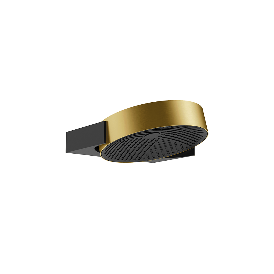 Gessi Showerhead 57500 in Gold Brushed Pvd