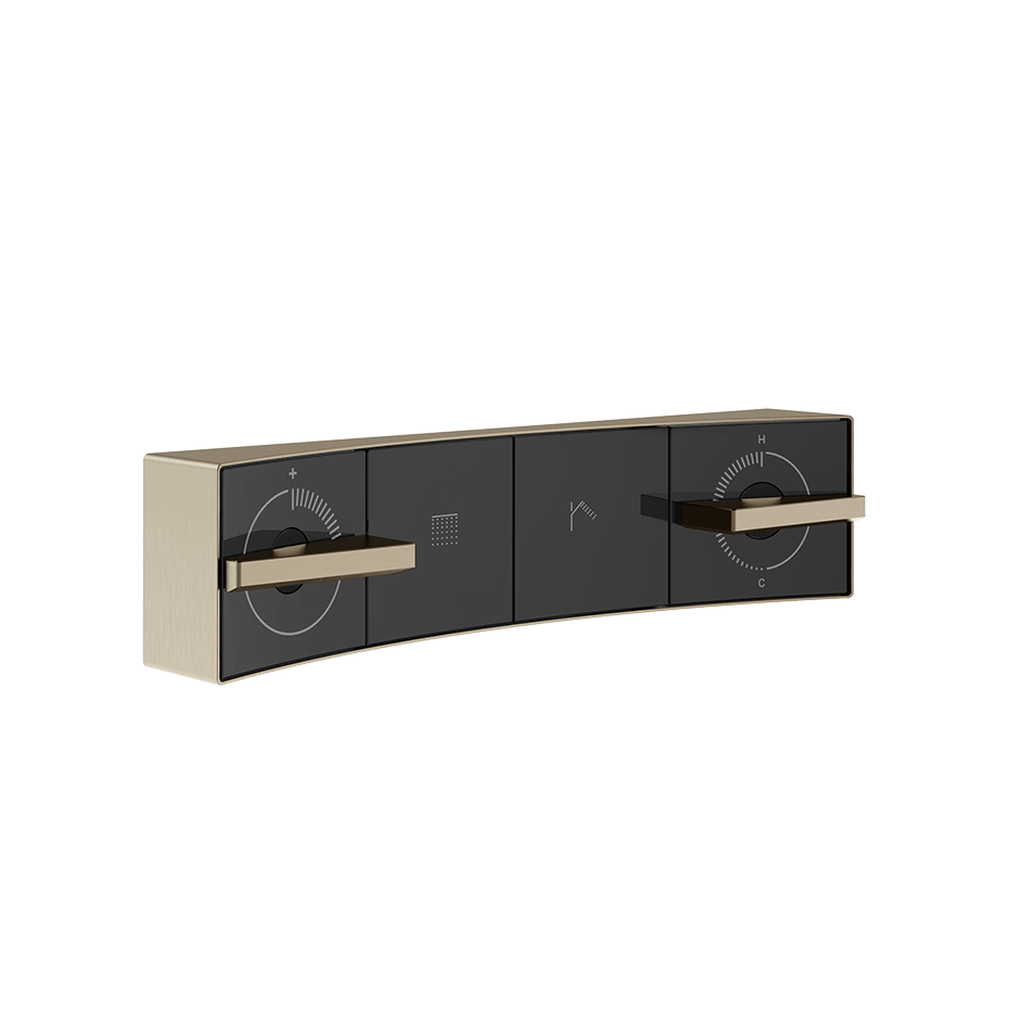 Gessi Shower Mixer 57514 in Finox Brushed Nickel