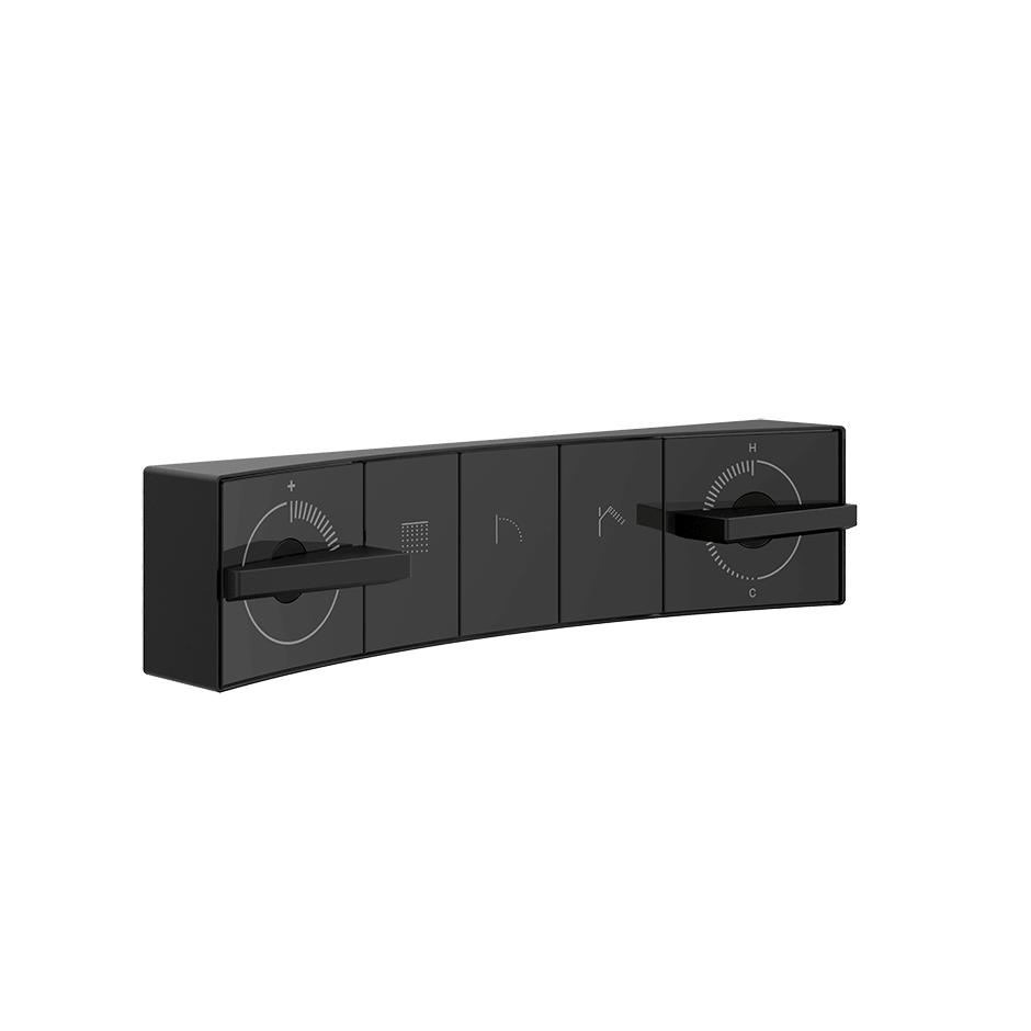 Gessi Shower Mixer 57516 in Matte Black
