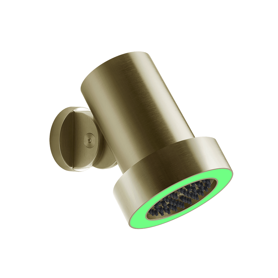 Gessi Showerhead 57703 in Brass Brushed Pvd