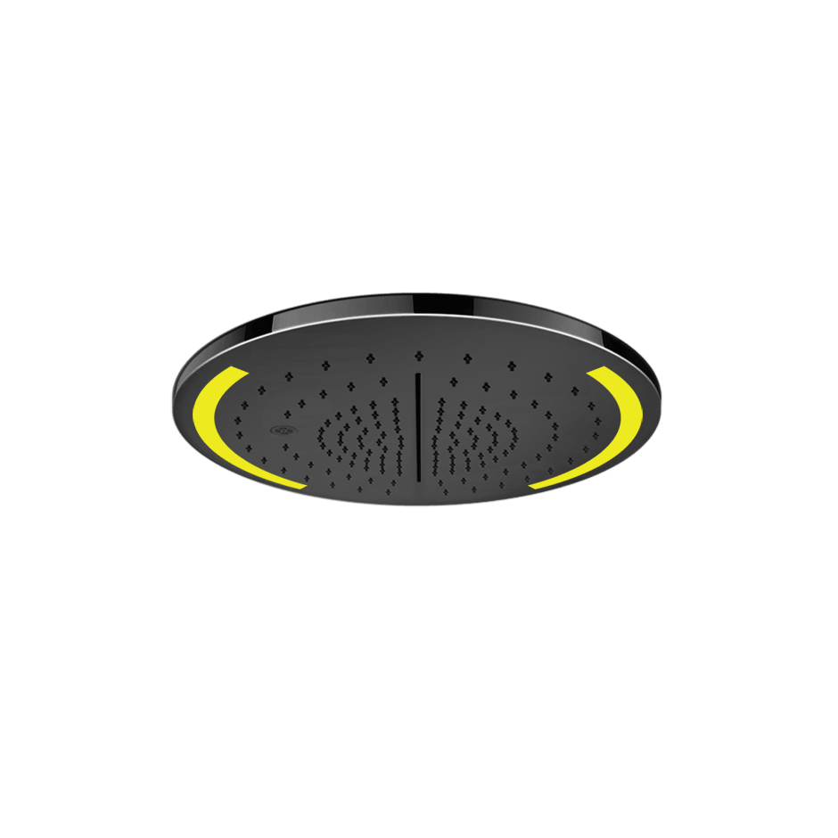 Gessi Showerhead 57873 in Black Metal Pvd