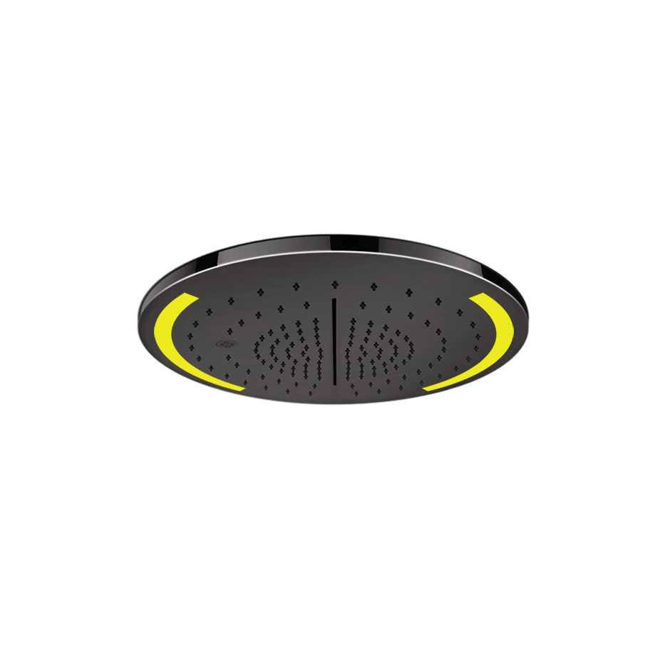 Gessi Showerhead 57878 in Black Metal Pvd