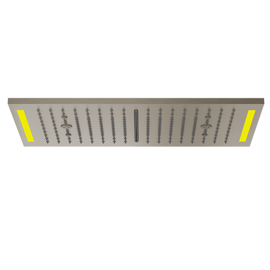 Gessi Showerhead 57882 in Steel Brushed