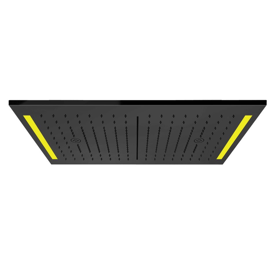 Gessi Showerhead 57882 in Black Metal Pvd