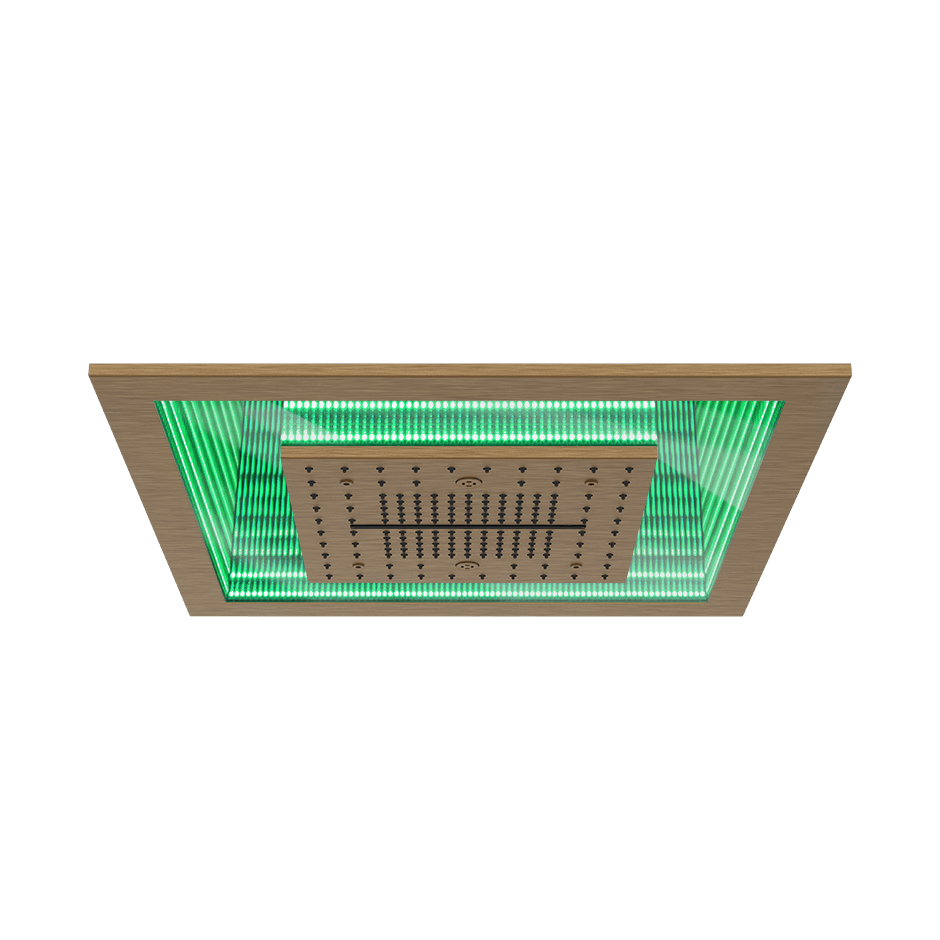 Gessi Showerhead 57963 in Antique Brass