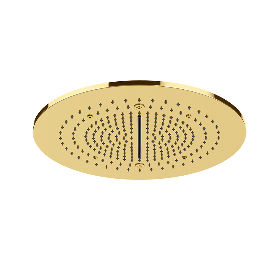 Gessi Showerhead 57975 in Gold Pvd