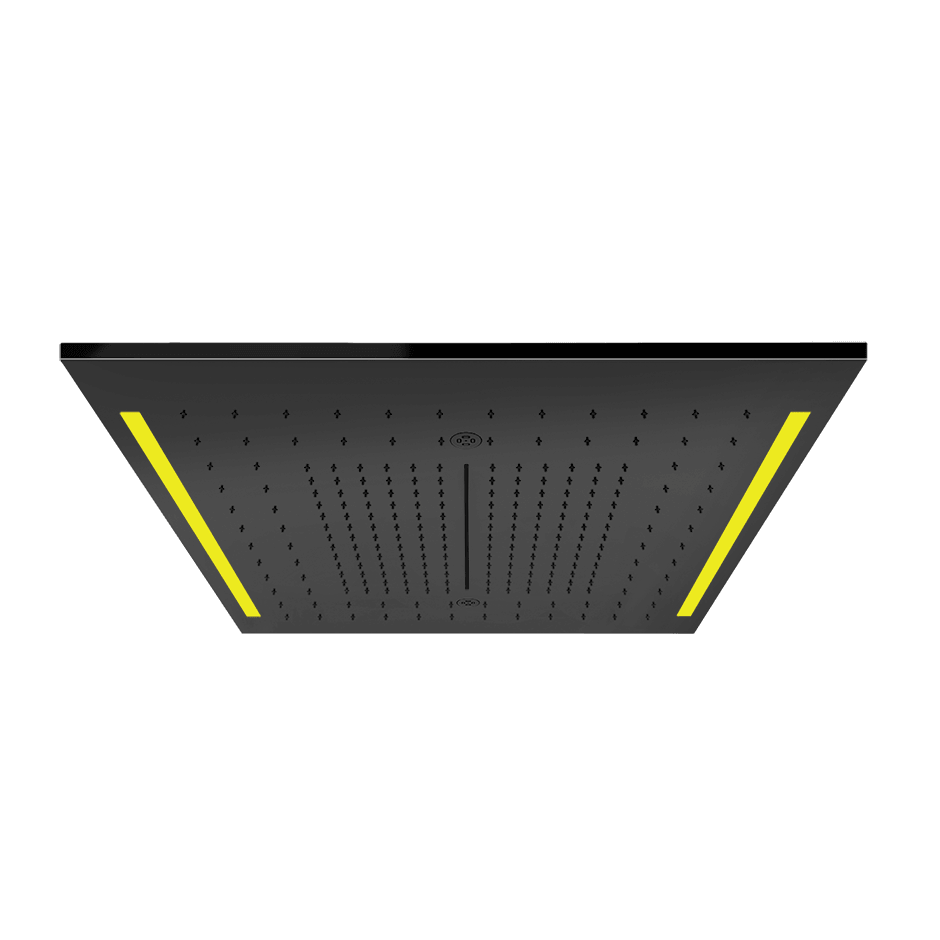 Gessi Showerhead 57977 in Black Metal Pvd