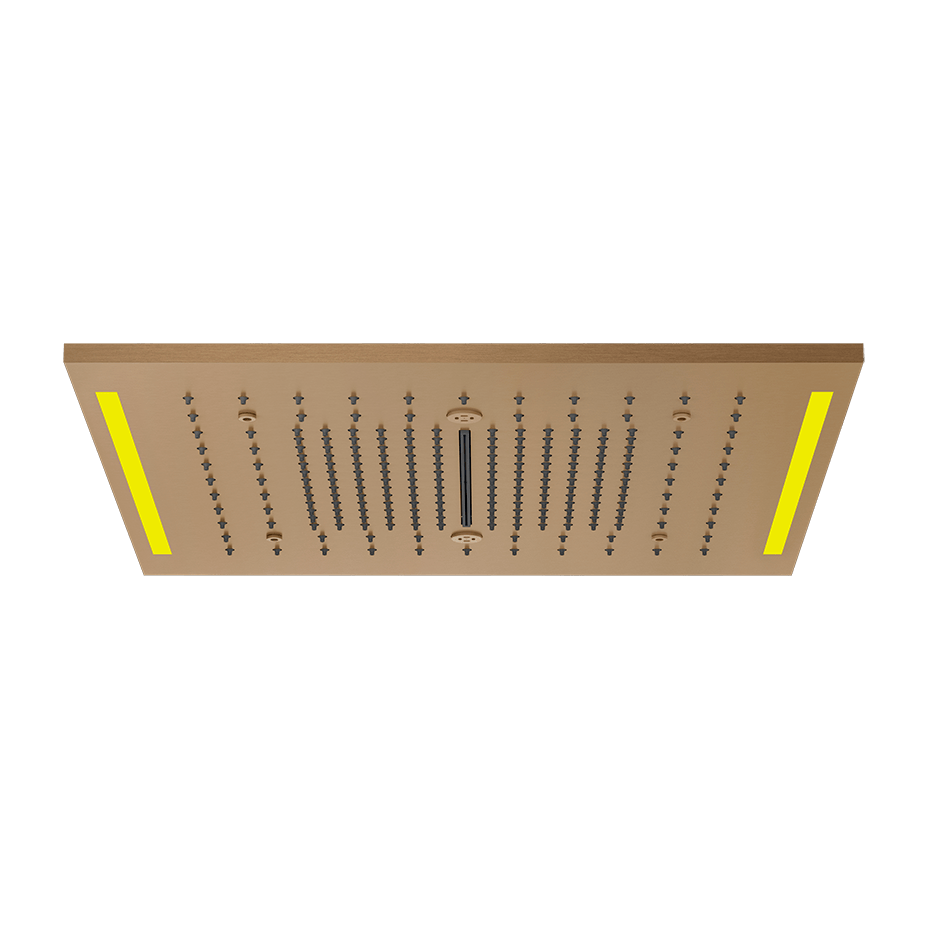 Gessi Showerhead 57977 in Warm Bronze Br. Pvd