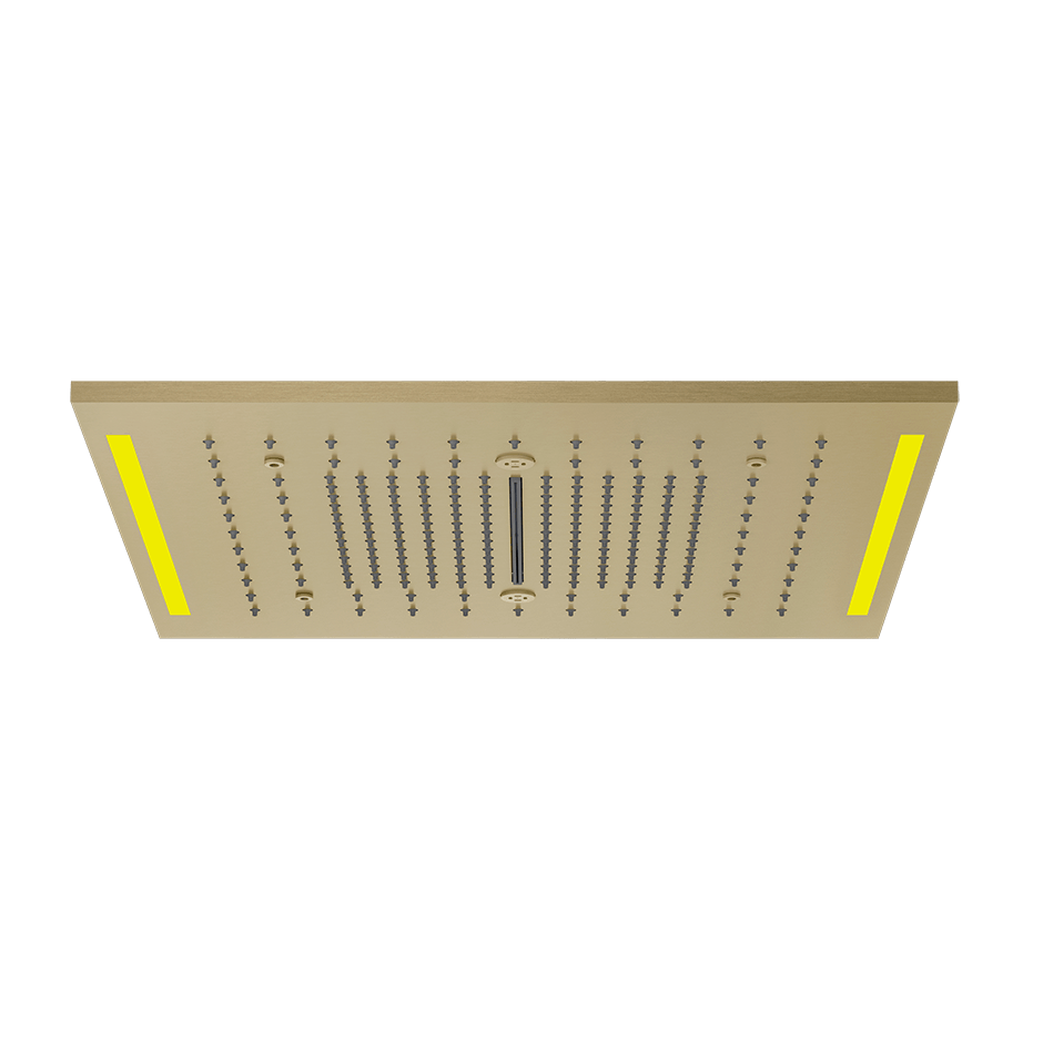 Gessi Showerhead 57977 in Brass Brushed Pvd