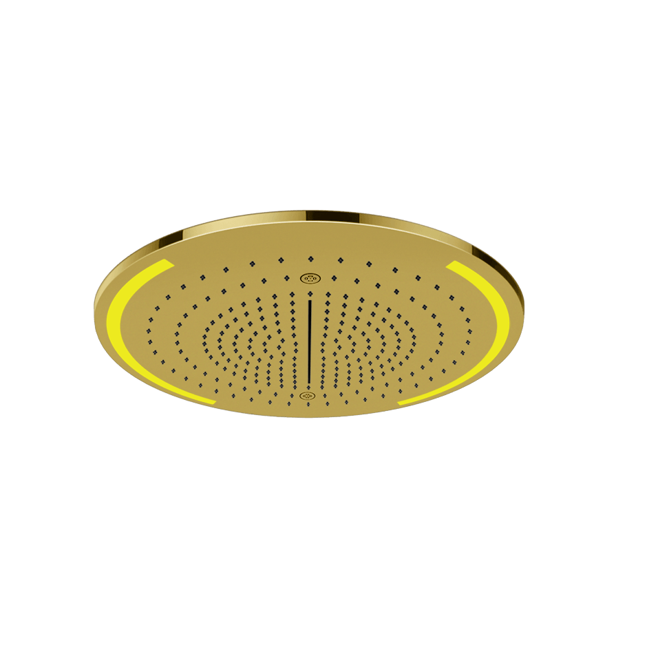 Gessi Showerhead 57980 in Gold Pvd