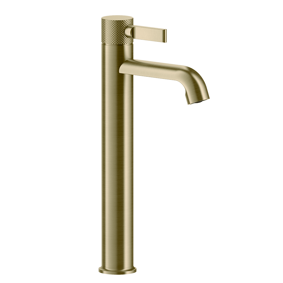 Gessi Washbasin Mixer 58004 in Brass Brushed Pvd