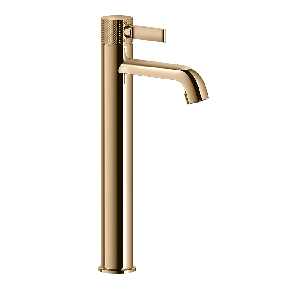 Gessi Washbasin Mixer 58004 in Warm Bronze Pvd