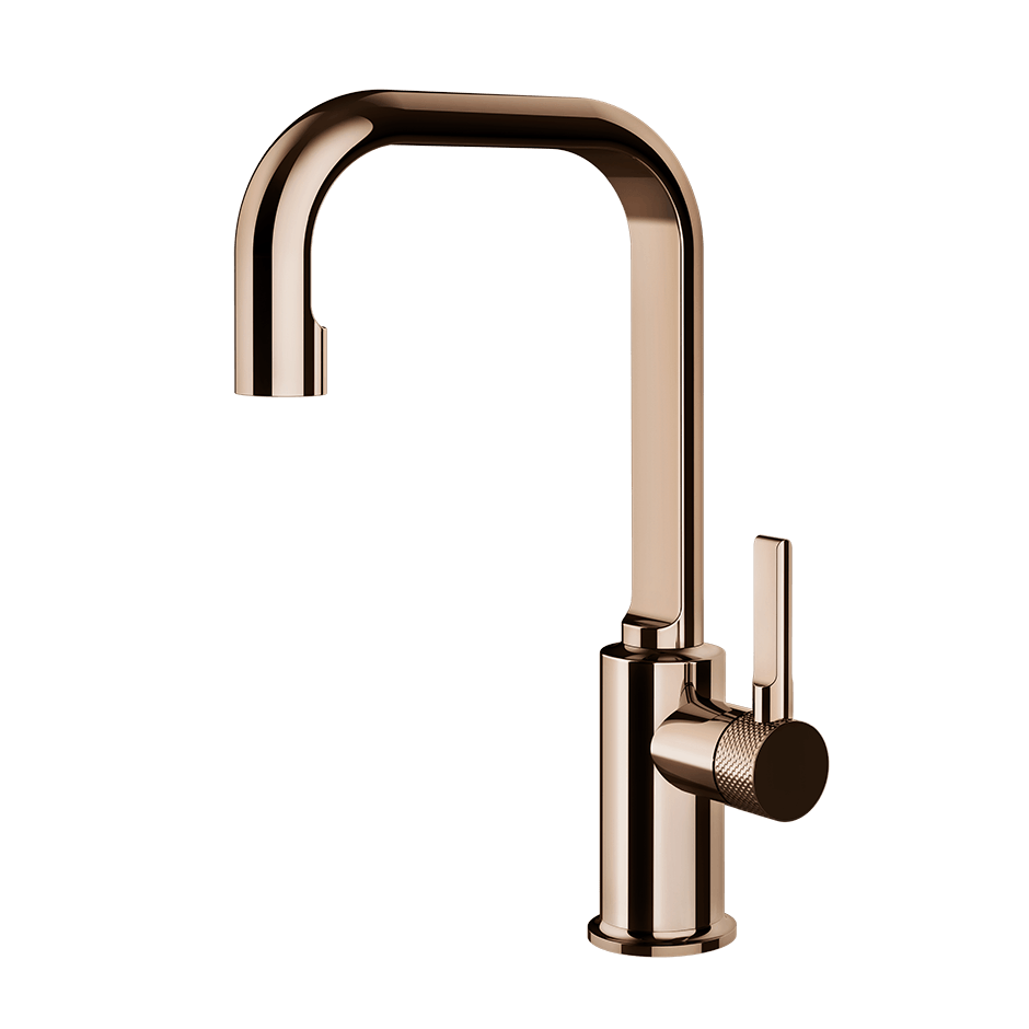 Gessi Washbasin Mixer 58006 in Copper Pvd