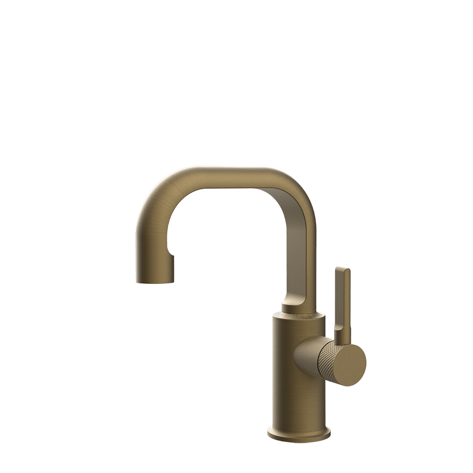 Gessi Washbasin Mixer 58009 in Antique Brass