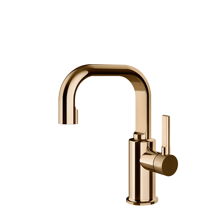 Gessi Washbasin Mixer 58009 in Warm Bronze Pvd